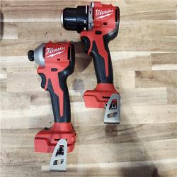 HOUSTON LOCATION - AS-IS Milwaukee 18-Volt Lithium-Ion Brushless Cordless Compact Hammer Drill/Impact Combo Kit