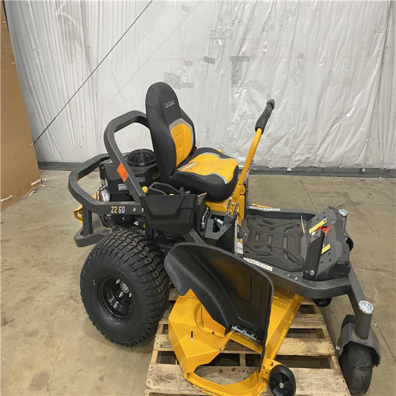 Houston Location - AS-IS Outdoor Power Equipment CUB CADET Z2 60 SIT DOWN MOWER