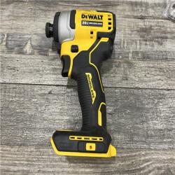 AS-IS DEWALT Atomic 20V Max Lithium-Ion Brushless Cordless Compact 1/4 in. Impact Driver Kit