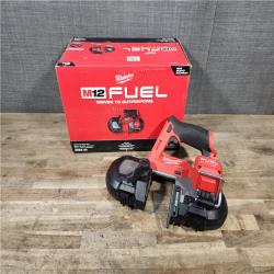 HOUSTON LOCATION - AS-IS Milwaukee M12 FUEL 12V Lithium-Ion Cordless Compact Band Saw (Tool-Only)