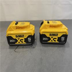 AS-IS - DEWALT 20V MAX XR Premium Lithium-Ion 5.0Ah Battery Pack (2 Pack)