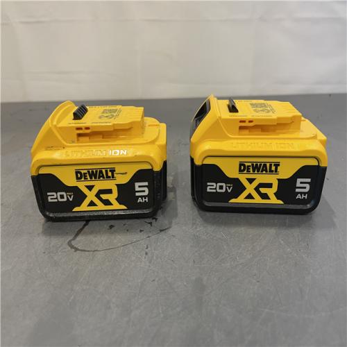 AS-IS - DEWALT 20V MAX XR Premium Lithium-Ion 5.0Ah Battery Pack (2 Pack)