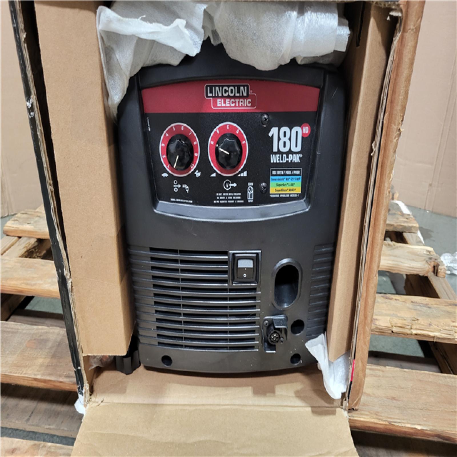 CALIFORNIA AS-IS LINCOLN ELECTRIC 180 WELD-PAK