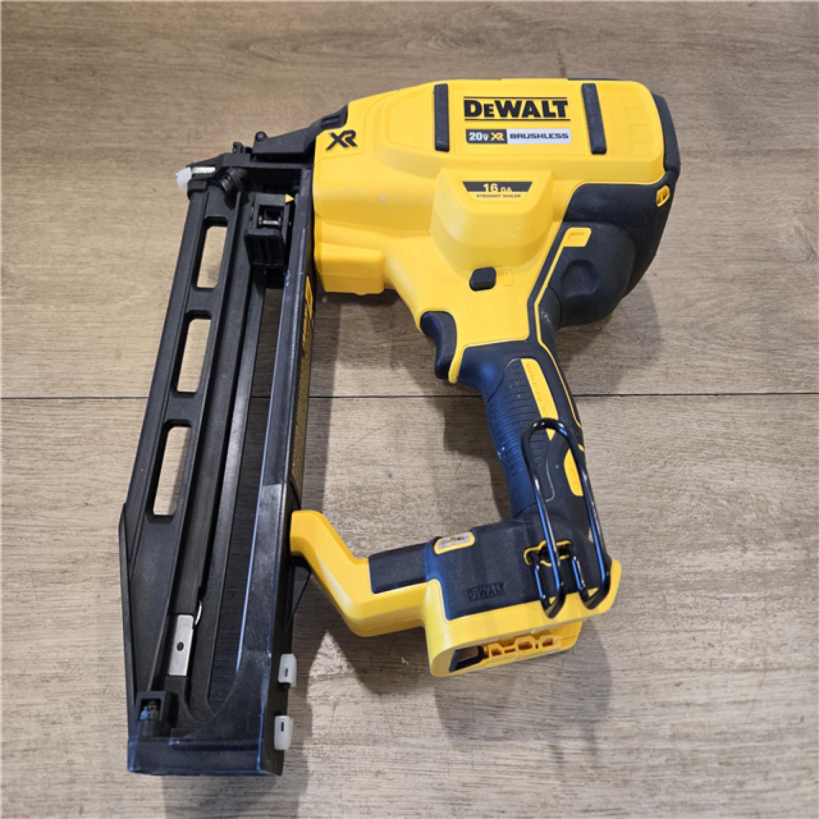 AS-IS DEWALT 20V MAX XR 16-Gauge Cordless Finish Nailer (Tool Only)