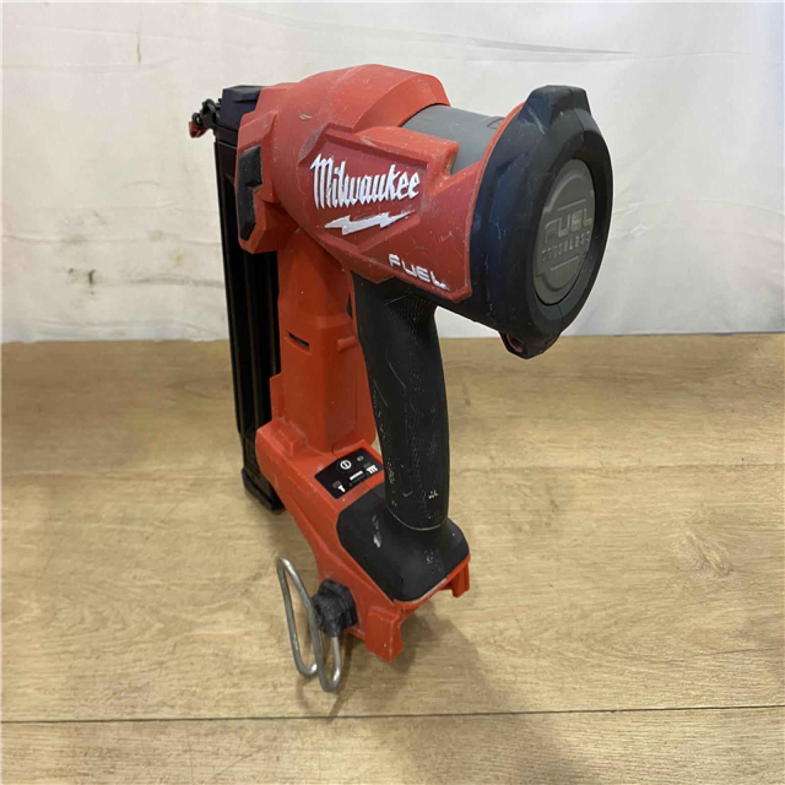 AS-IS Milwaukee FUEL 12-Volt Lithium-Ion Brushless Cordless 18-Gauge 1-1/2 in. Compact Brad Nailer (Tool-Only)