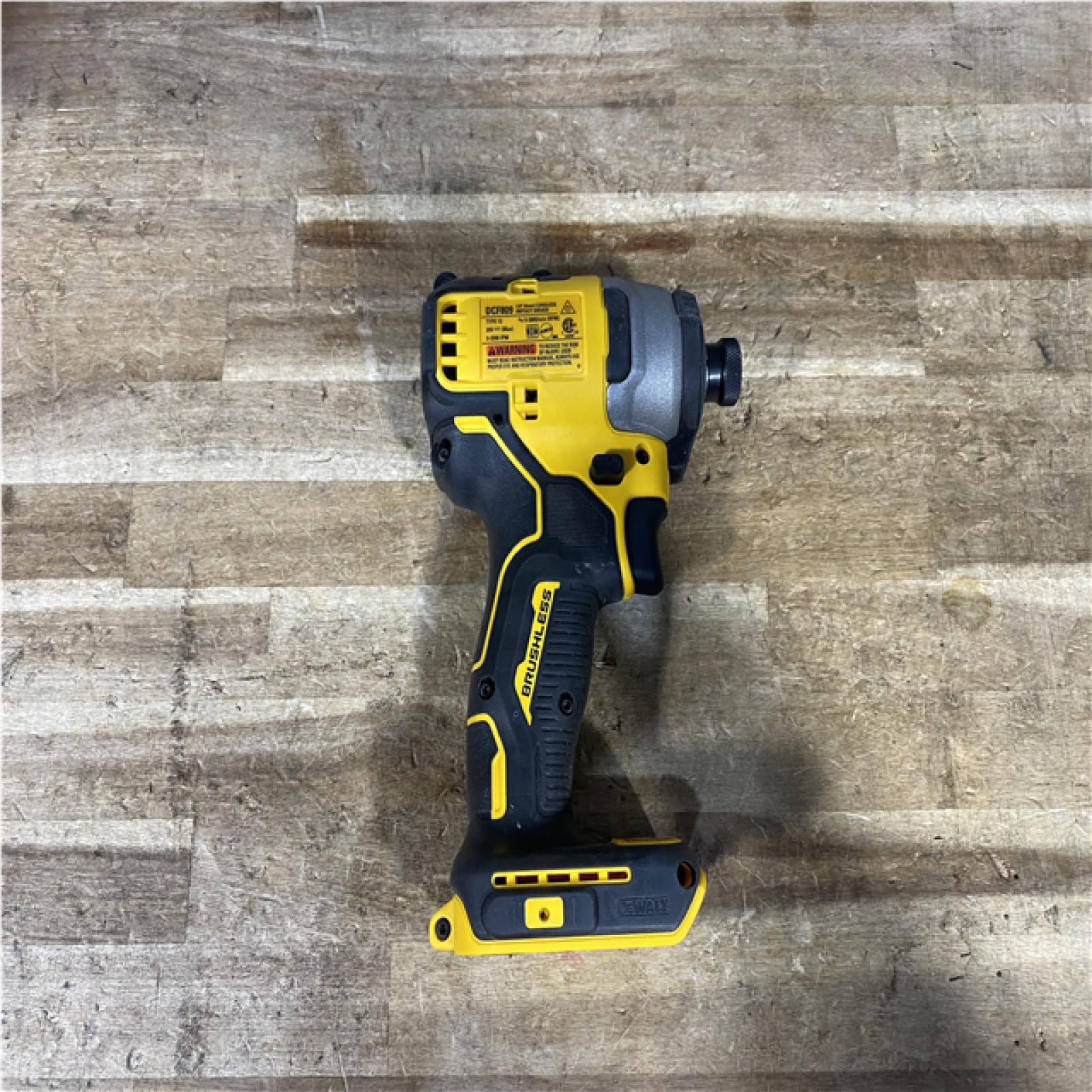 Houston Location AS-IS Dewalt DCF809 20V MAX Brushless Impact Driver – Tool Only