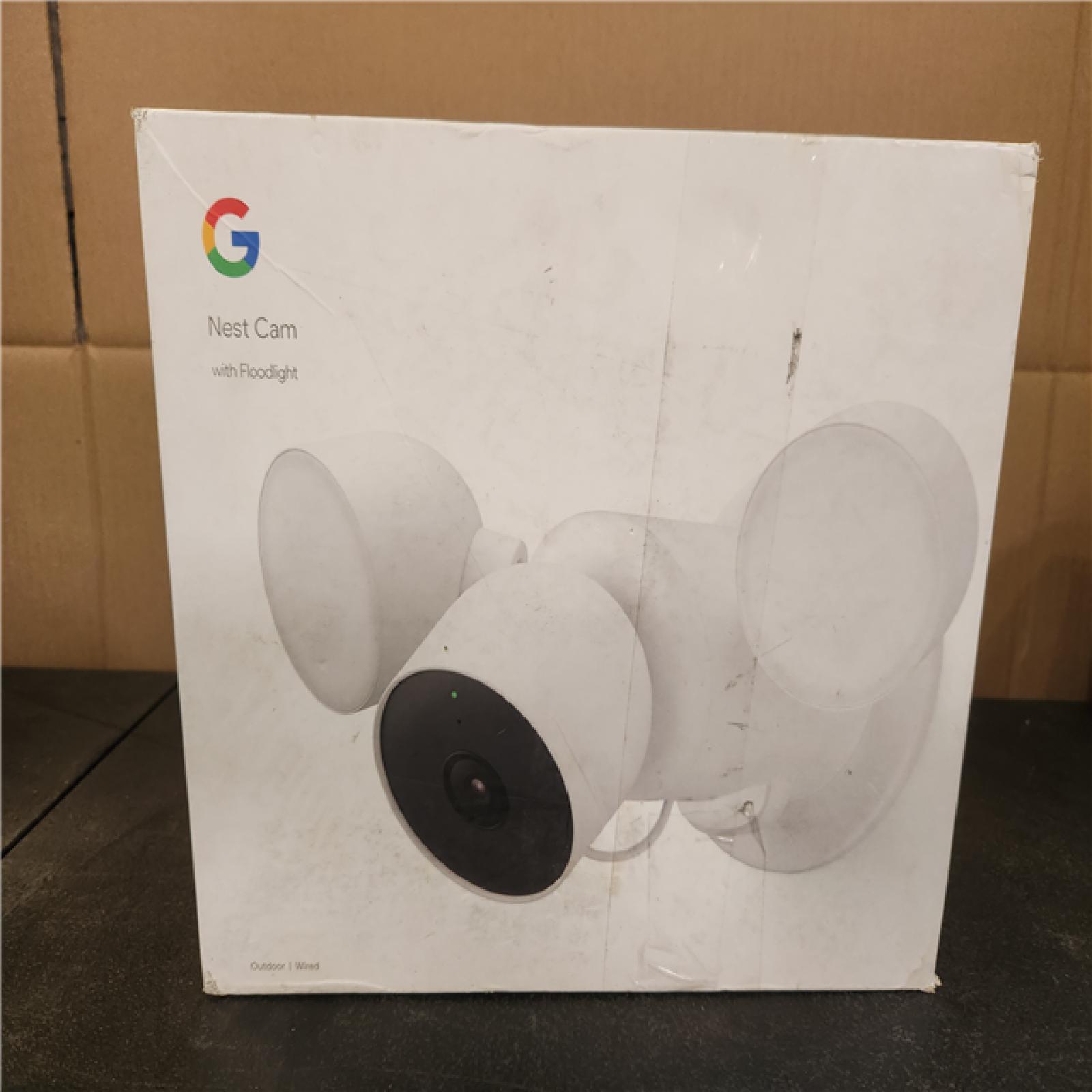 Phoenix Google Nest Cam with Floodlight - Wired Outdoor Smart Home Security Camera