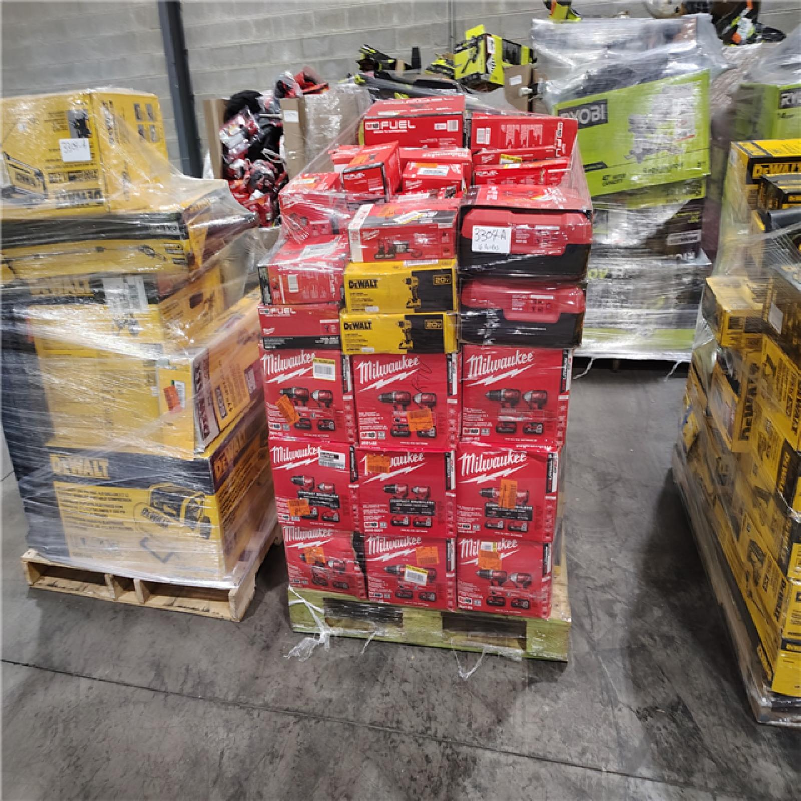Pittston Location As-Is Power Tools Partial Truckload (16 Pallets) 3304-A