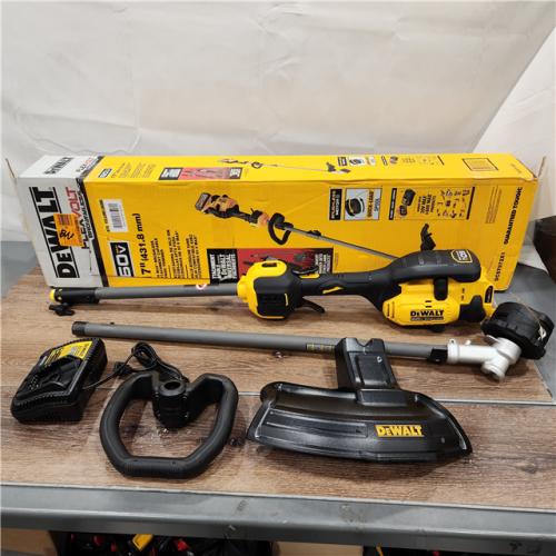 AS- IS DEWALT DCST972X1 FLEXVOLT 60V MAX Lithium-Ion Brushless Cordless Attachment Capable 17 String Trimmer