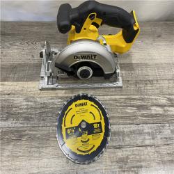 AS-IS DEWALT 20-Volt MAX Lithium-Ion Cordless 6-1/2 in. Circular Saw (Tool-Only)