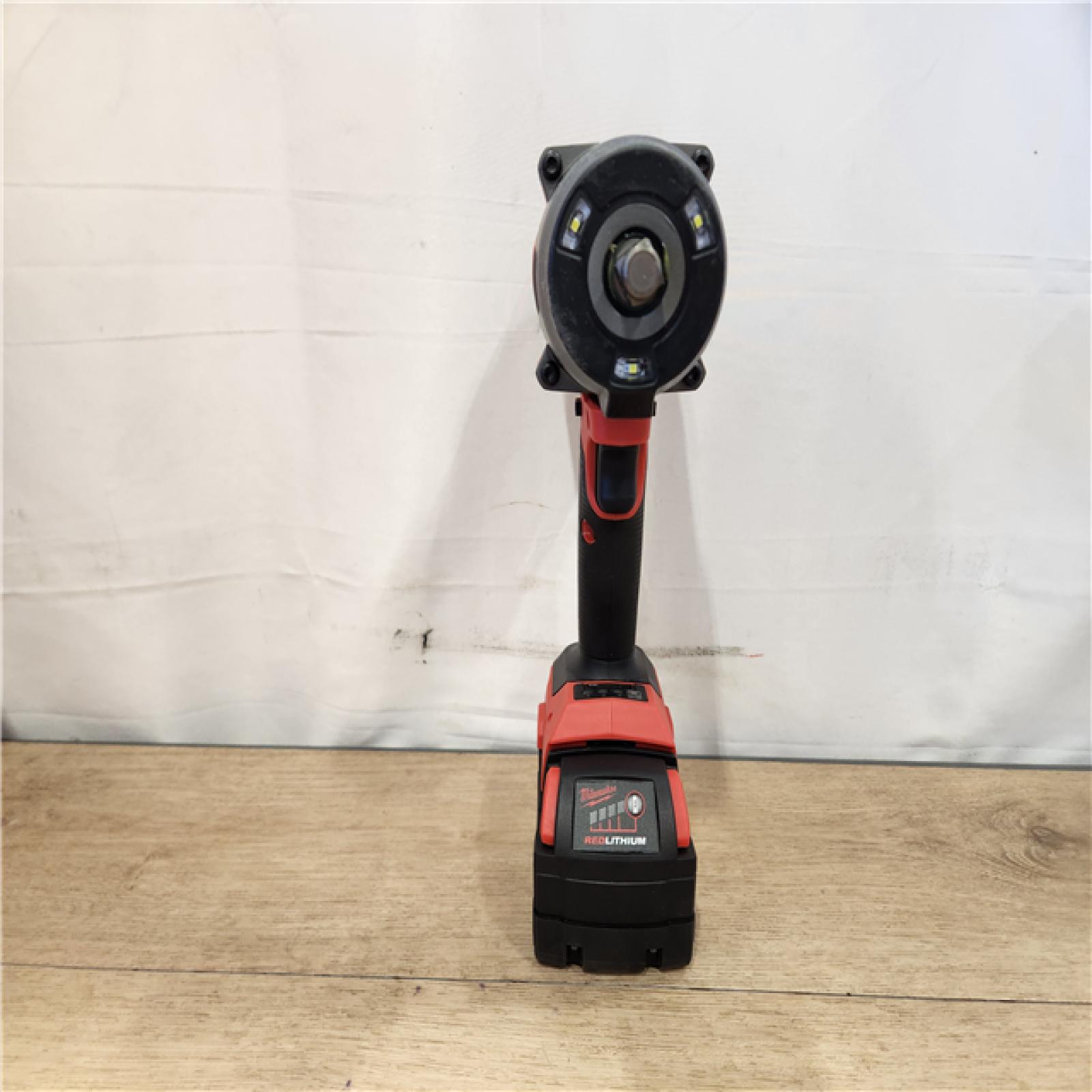 AS-IS- Milwaukee FUEL 18V Lithium-Ion Brushless Cordless 1/2 in. Impact Wrench w/Friction Ring Kit