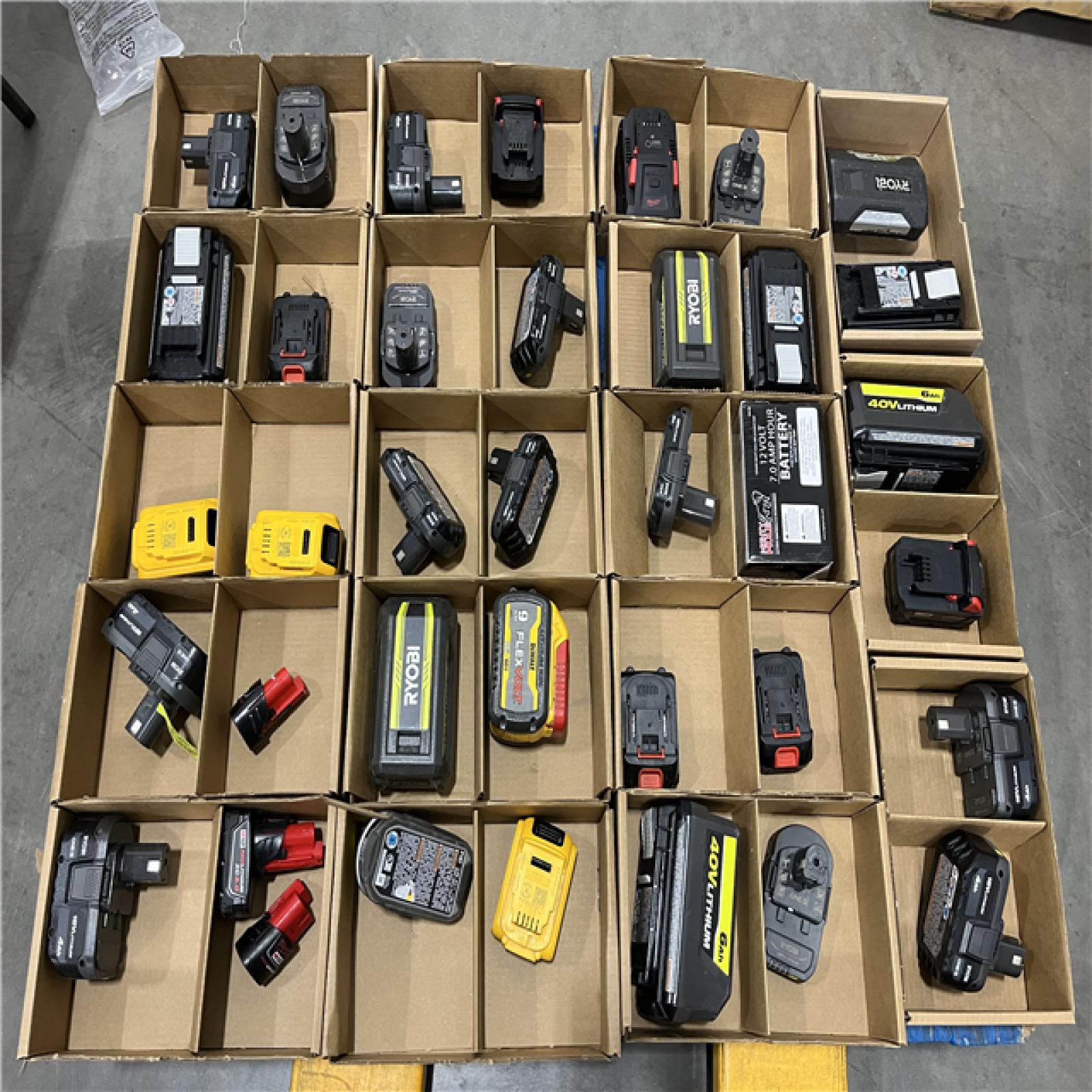 DALLAS LOCATION - AS-IS BATTERY PALLET