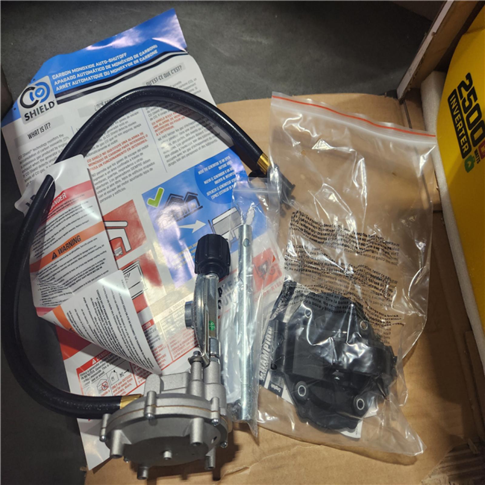 CALIFORNIA AS-IS 2500 STARTING WATT'S,1850 RUNNING WATT'S CHAMPION PORTABLE INVERTER