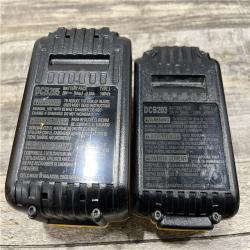 AS-IS DEWALT 20V MAX Lithium-Ion Battery Kit with 5.0Ah and 2.0Ah Battery and Charger