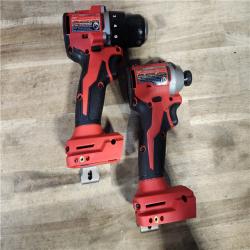 HOUSTON LOCATION - AS-IS Milwaukee M18 18V Lithium-Ion Brushless Cordless Compact Drill/Impact Combo Kit (2-Tool) W/(2) 2.0 Ah Batteries, Charger & Bag