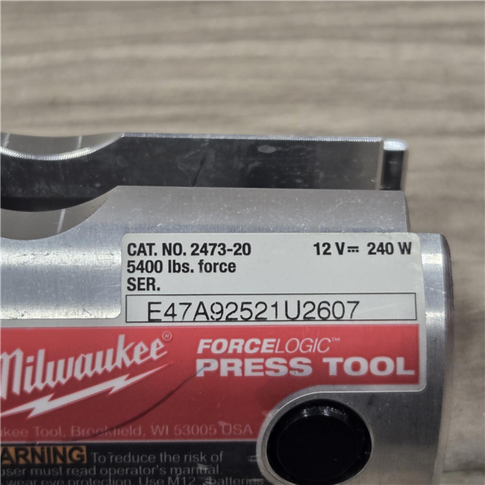 AS-IS MILWAUKEE 12V Force Logic Cordless Press Tool Kit