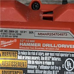 AS-IS Milwaukee FUEL 18V Lithium-Ion Brushless Cordless Hammer Drill and Impact Driver Combo Kit