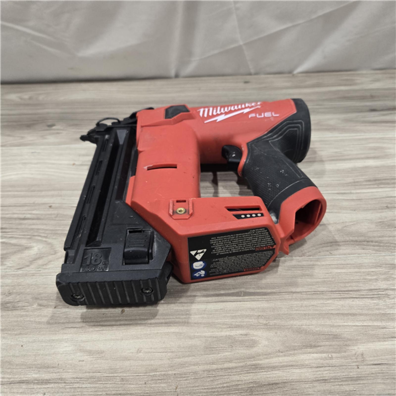 AS-IS Milwaukee M12 FUEL 18 Gauge Compact Brad Nailer (Tool-Only)