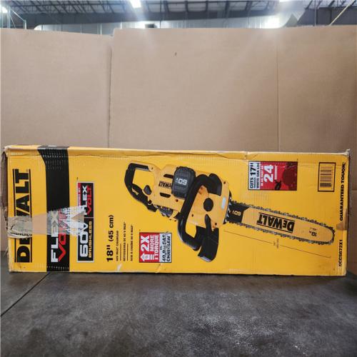 Phoenix NEW DEWALT FLEXVOLT 60V MAX 18 in. Brushless Cordless Chainsaw Kit with (1) 3.0 Ah Battery and Charger