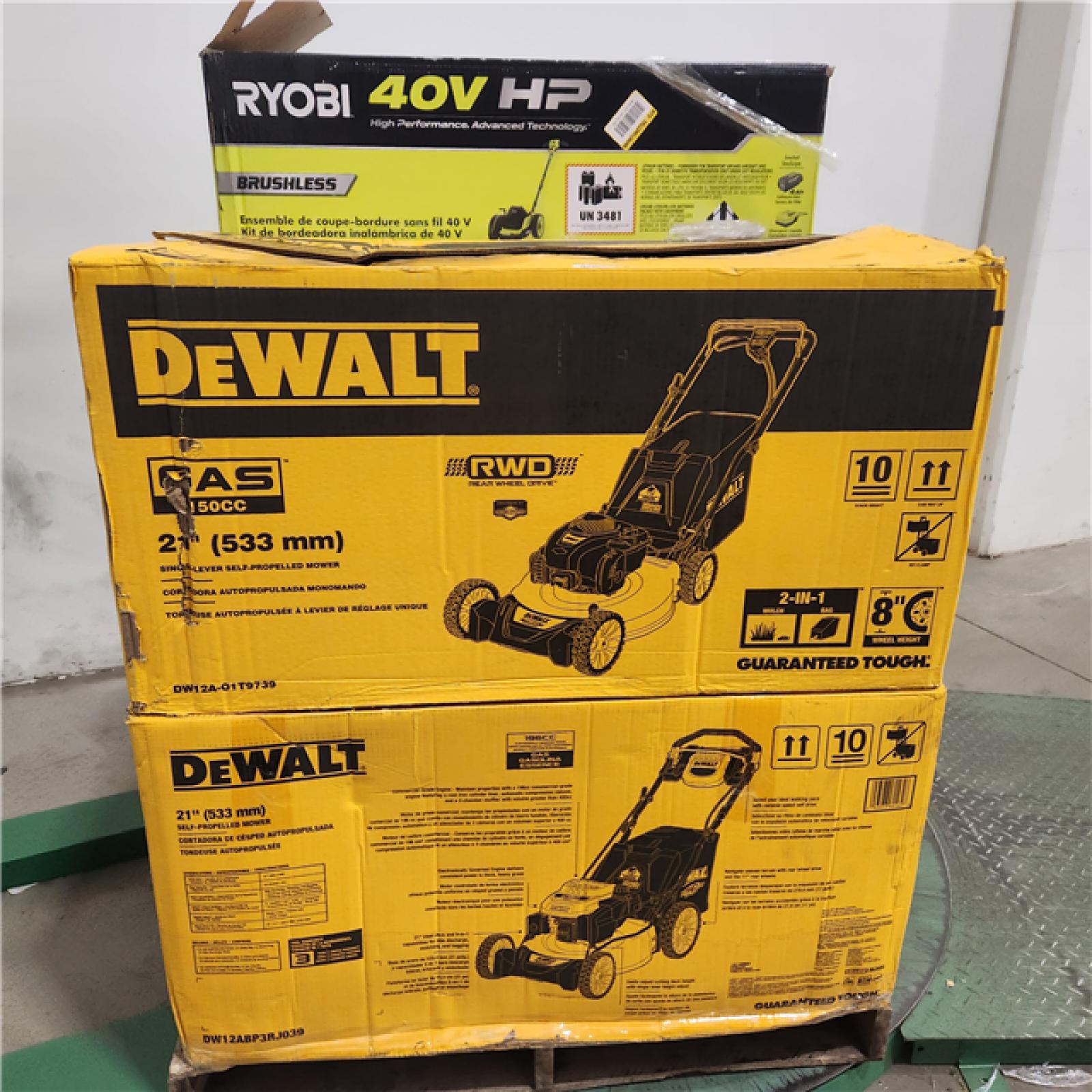 Dallas Location - As-Is Lawn Mower Pallet