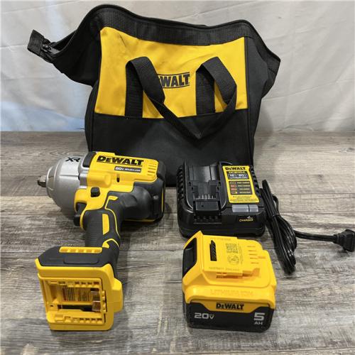 AS-IS DEWALT 20V MAX Lithium-Ion Cordless 1/2 in. Impact Wrench Kit