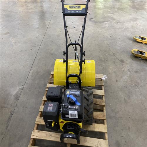 Houston Location - AS IS Champion 22 Tilling Width 10 Tilling Depth Tiller