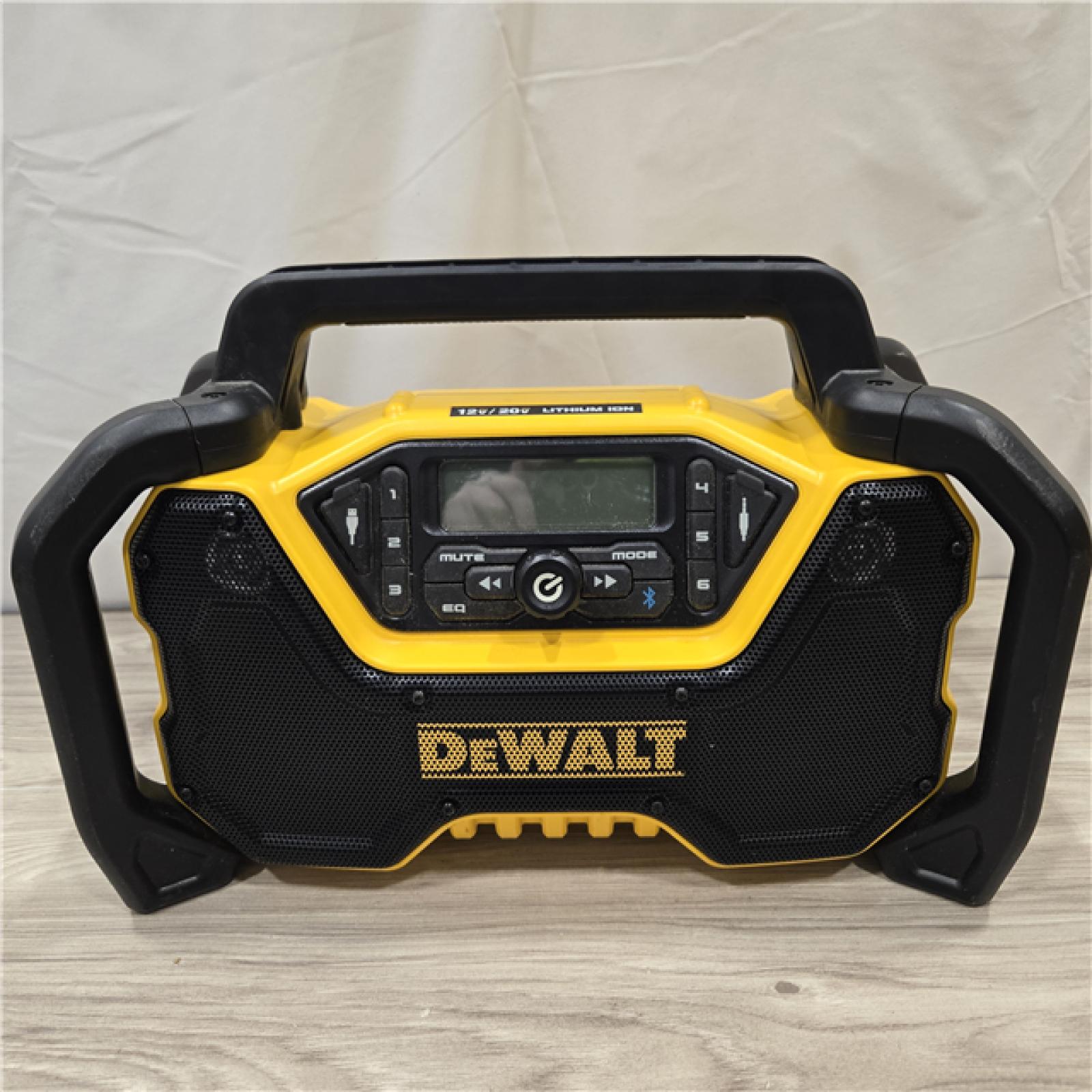 AS-IS DeWalt 20V MAX Compact Cordless Bluetooth Radio (Tool Only)