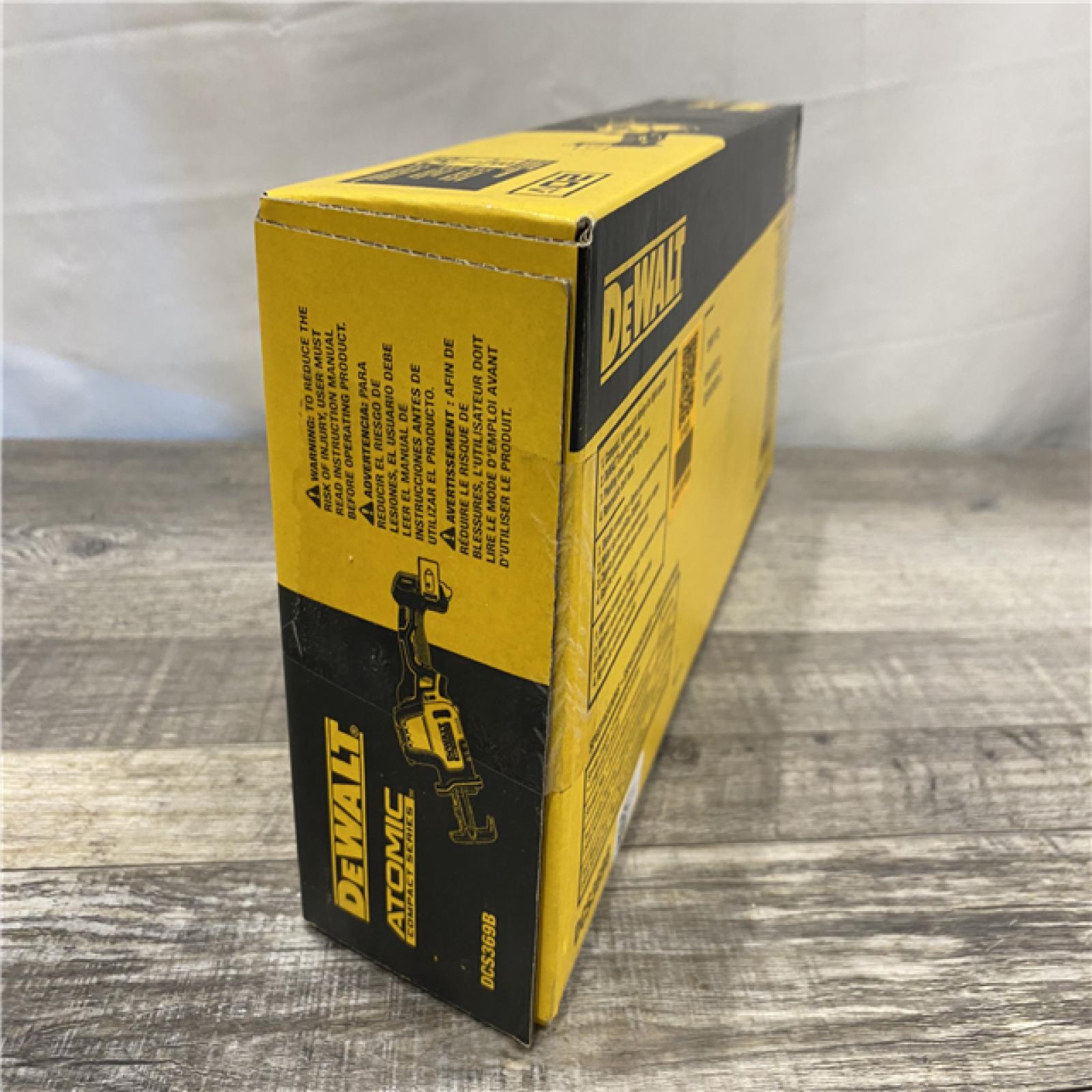 NEW - DEWALT ATOMIC 20V MAX Cordless Brushless Compact Reciprocating Saw (Tool Only)