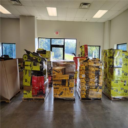 Pittston Location As-Is Power Tools Partial Truckload (10 Pallets) 3172-B