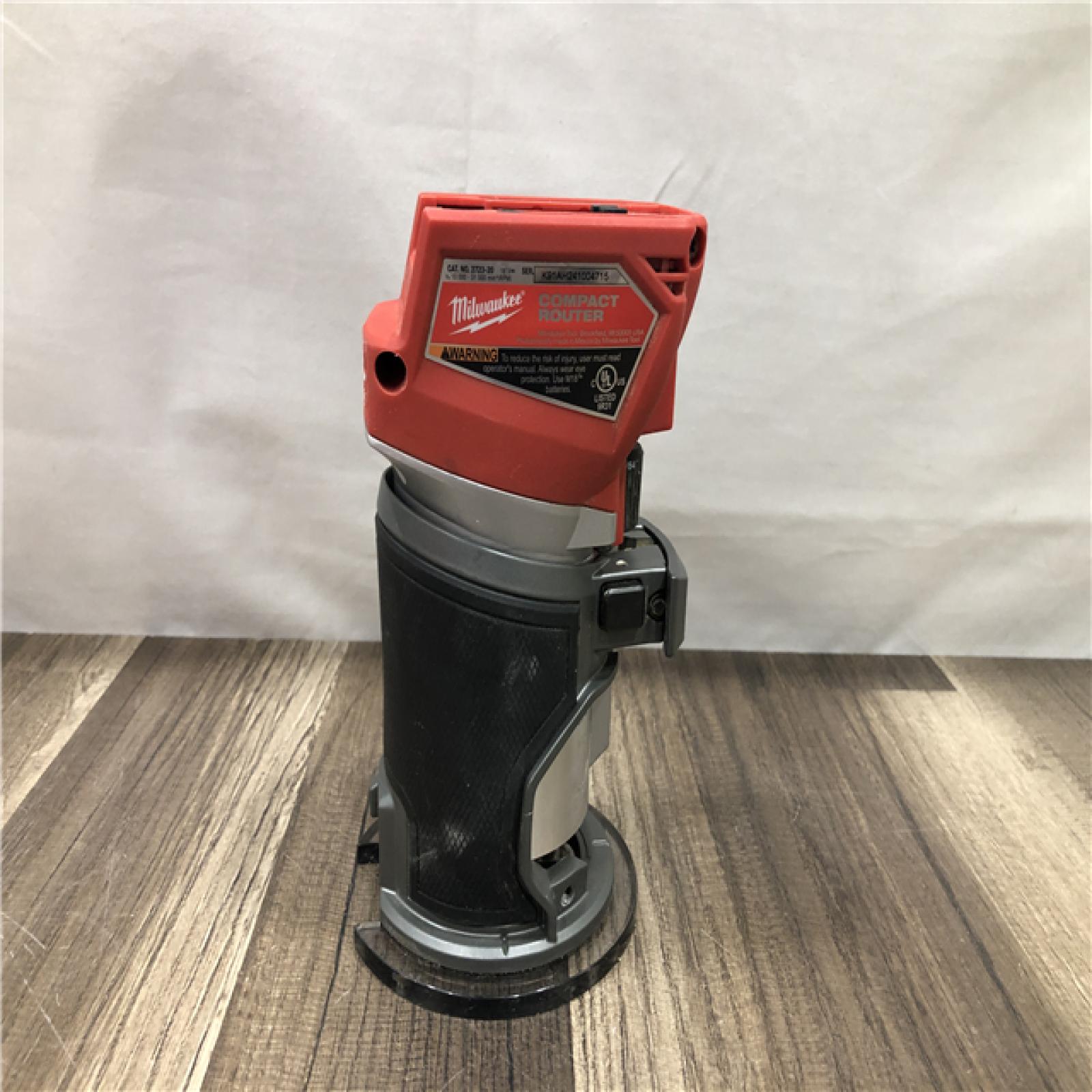 AS-IS Milwaukee M18 FUEL 18V Lithium-Ion Brushless Cordless Compact Router (Tool-Only)