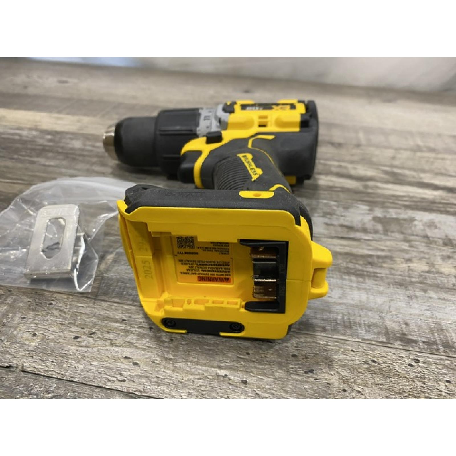 AS-IS DEWALT 20V XR Brushless Cordless 1/2 in. Hammer Drill (Tool-Only)