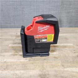 HOUSTON LOCATION - AS-IS M12 12-Volt Lithium-Ion Cordless Green 125 Ft. Cross Line and Plumb Points Laser Level (Tool-Only)