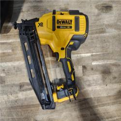 HOUSTON LOCATION - AS-IS DeWalt 20V 16 Gauge Cordless Angled Finish Nailer Kit W/ 2Ah Battery