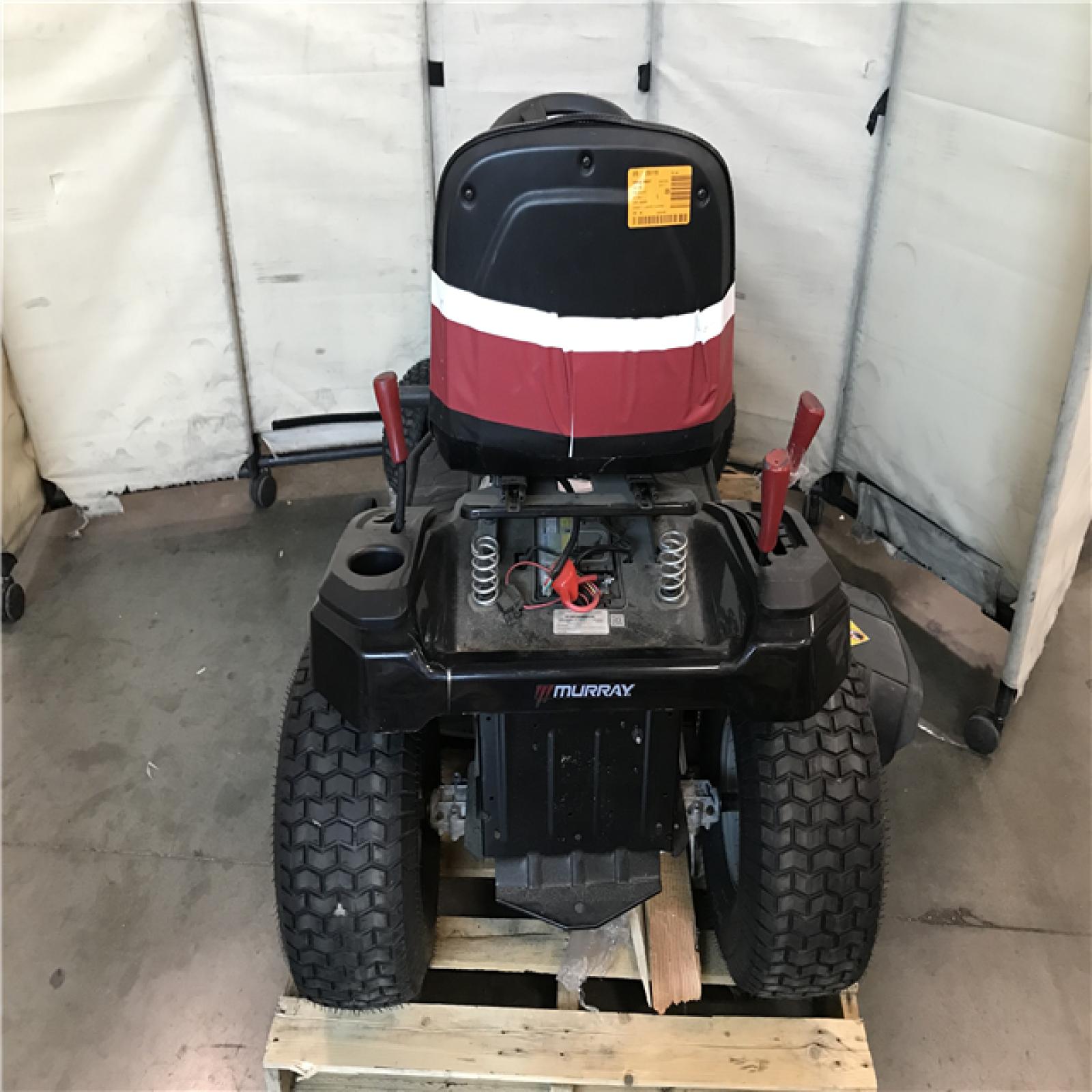 California AS-IS Murray MT100 42 in. 13.5 HP 500cc E1350 Series Briggs and Stratton Engine 6-Speed Manual Gas Riding Lawn Tractor Mower