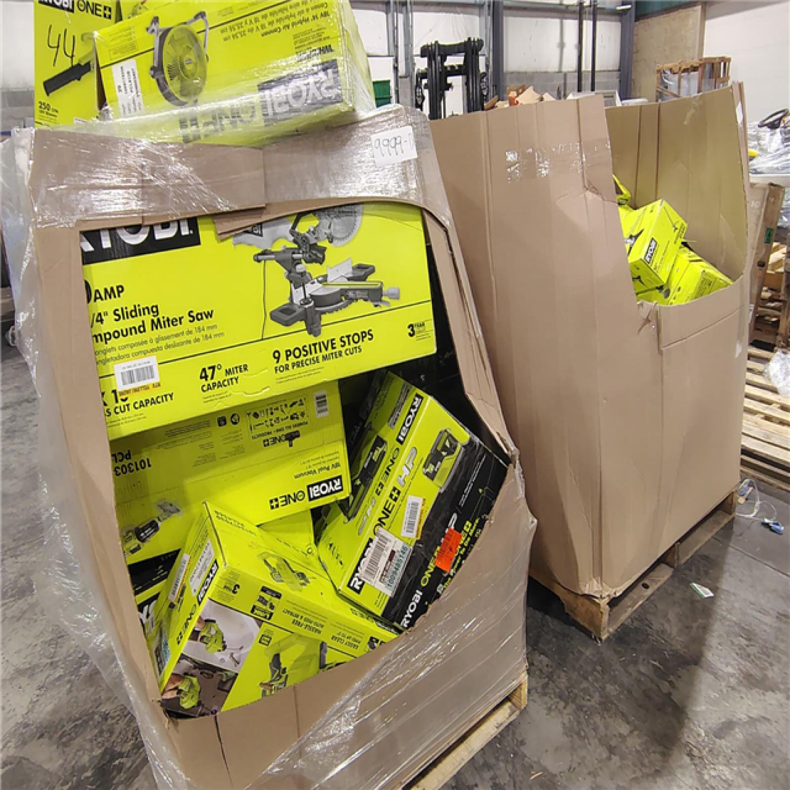 Pittston Location As-Is Power Tools Partial Truckload (15 Pallets) 9999-B