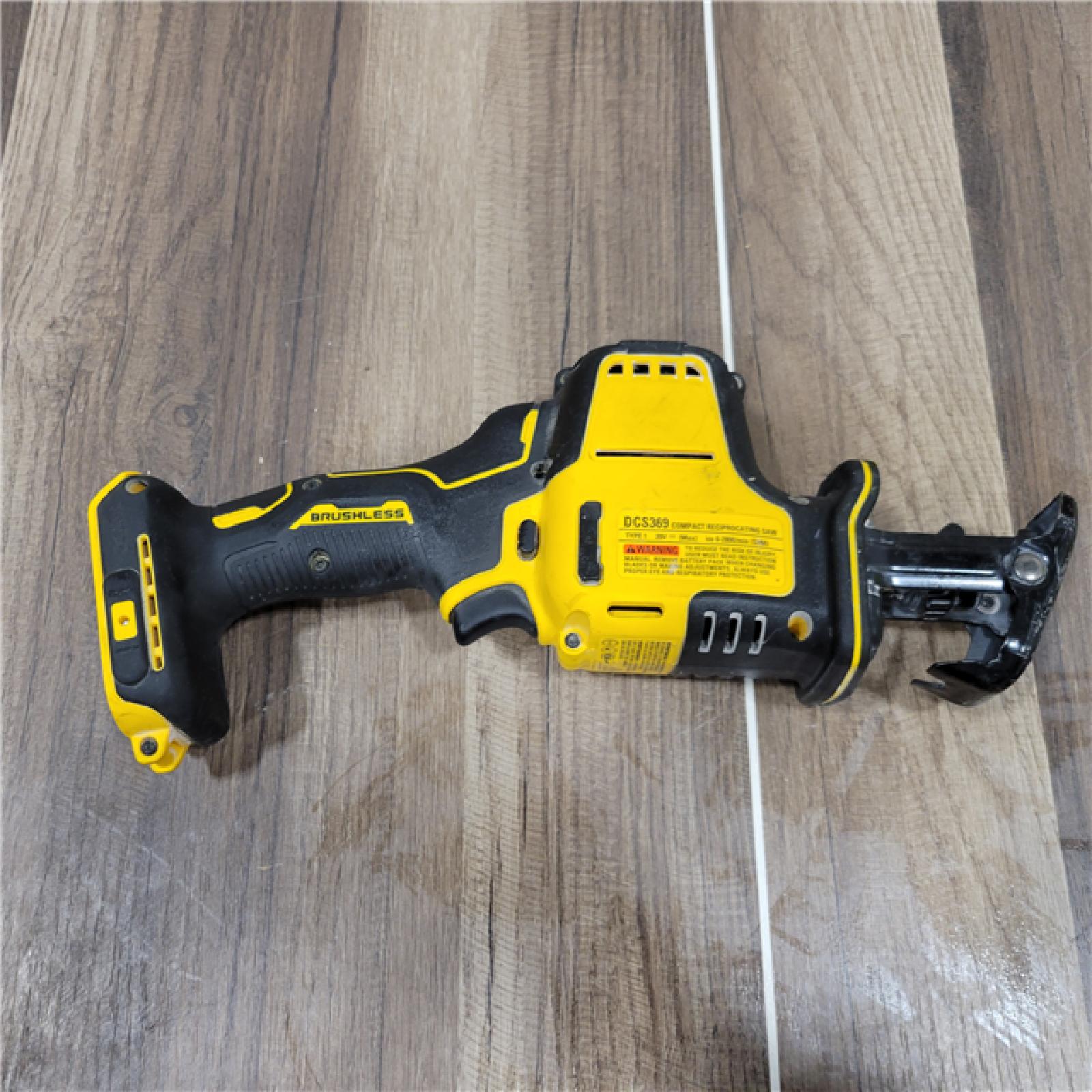 AS-IS  Dewalt DCS369B ATOMIC 20V MAX Cordless One-Handed Reciprocating Saw (Tool Only)