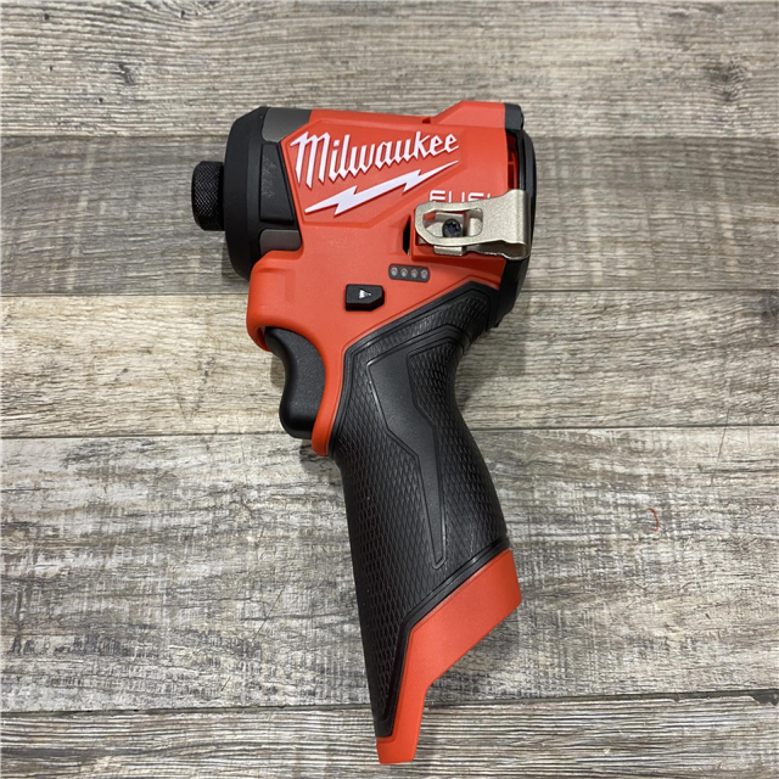 AS-IS Milwaukee  FUEL 12V Lithium-Ion Brushless Cordless 1/4 in. Hex Impact Driver Kit