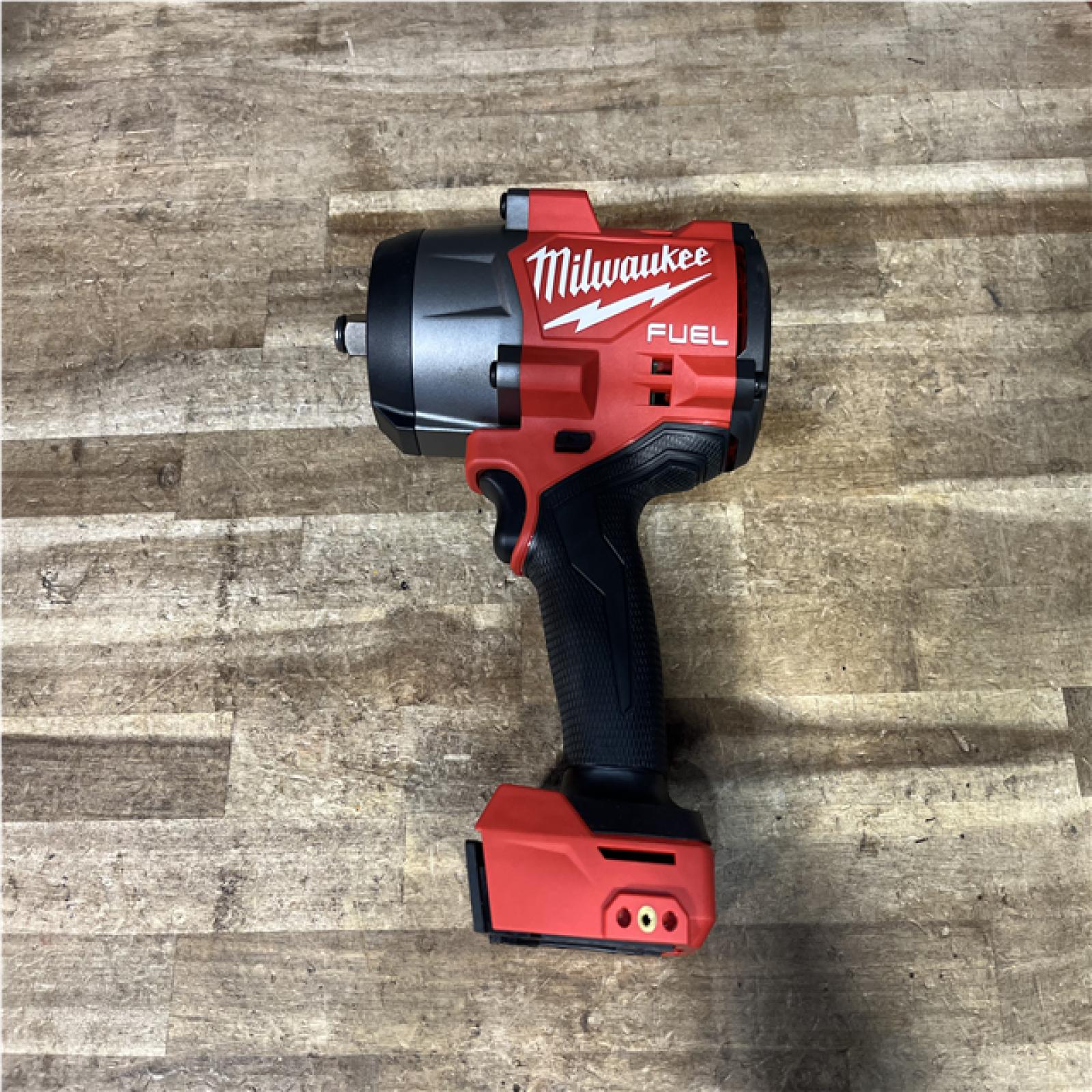 Houston Location AS-IS Milwaukee FUEL 18V Lithium-Ion Brushless Cordless 1/2 in. Impact Wrench with Friction Ring (Tool-Only)