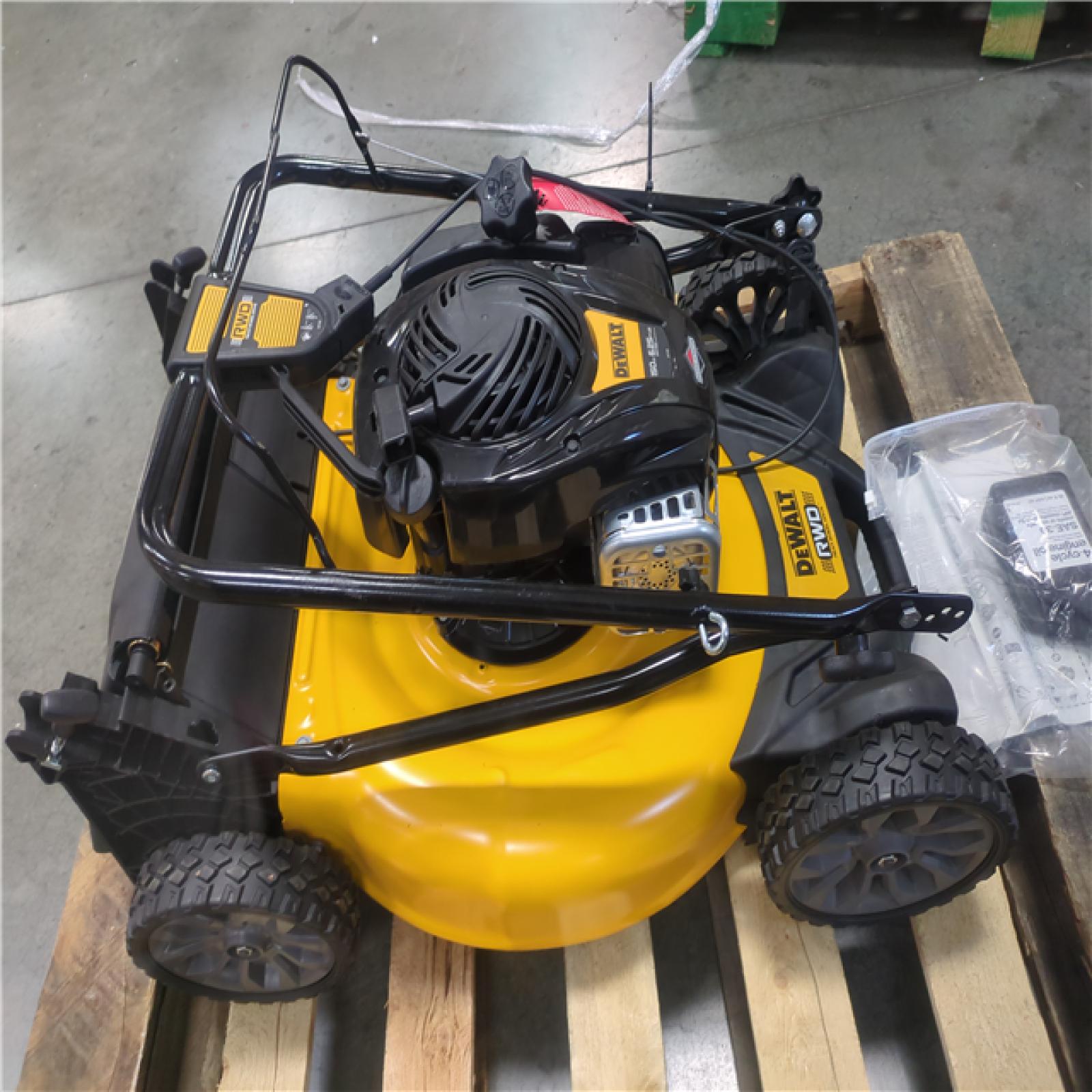 CALIFORNIA AS-IS DEWALT 150CC GAS POWERED LAWNMOWER