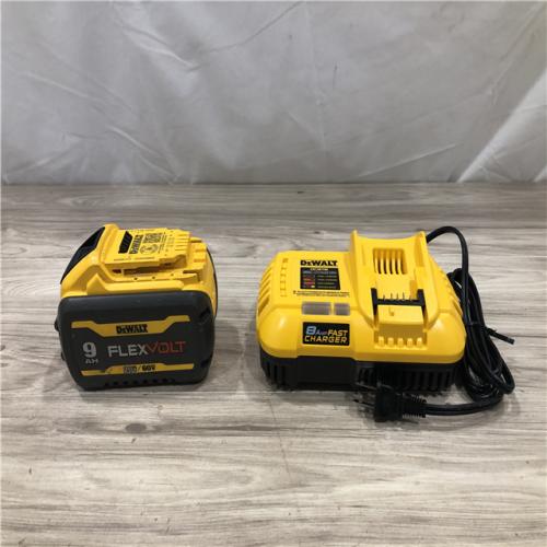AS-IS FLEXVOLT 20V/60V MAX Lithium-Ion 9. 0 Ah Battery Pack and Charger Starter Kit