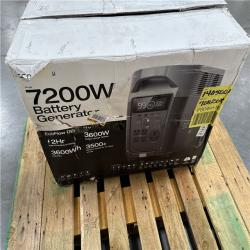 California AS-IS Ecoflow 7200W Battery Generator w/Solar Panel (Damaged Boxes)