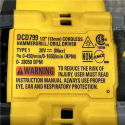 AS-IS DEWALT ATOMIC 20V Lithium-Ion Cordless 1/2 in. Hammer Drill Kit