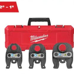 AS-IS - Milwaukee M18 1/2 in.-1 in. Black Iron Press Tool Jaw Kit 58
