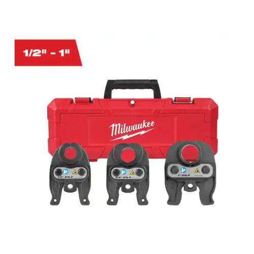 AS-IS - Milwaukee M18 1/2 in.-1 in. Black Iron Press Tool Jaw Kit 58