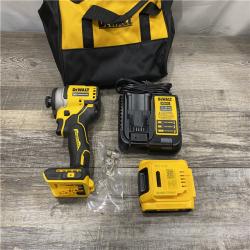 AS-IS DEWALT Atomic 20V Max Lithium-Ion Brushless Cordless Compact 1/4 in. Impact Driver Kit