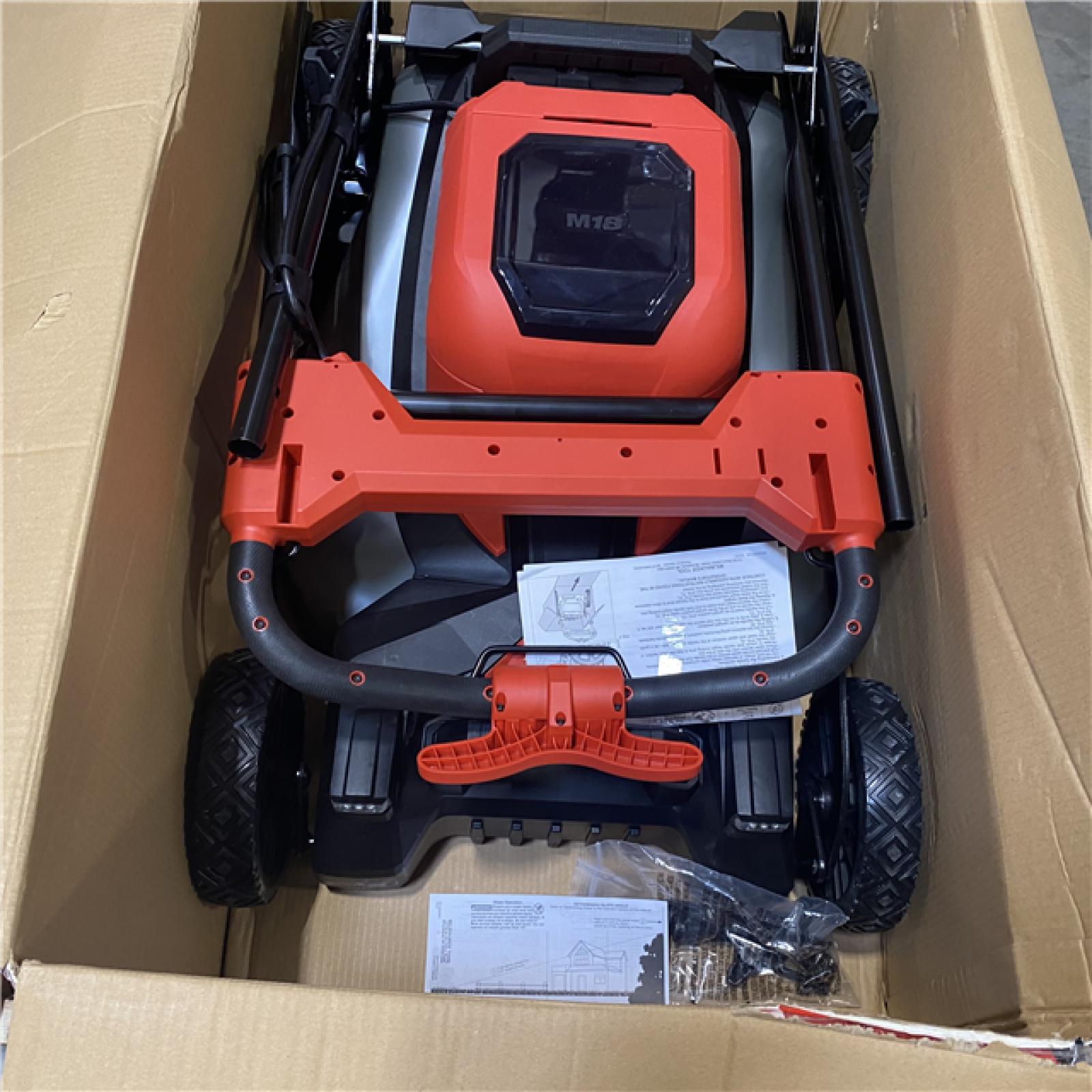 As-Is- Milwaukee M18 FUEL Brushless Cordless 21 in. Walk Behind Dual Battery Self-Propelled Mower Kit