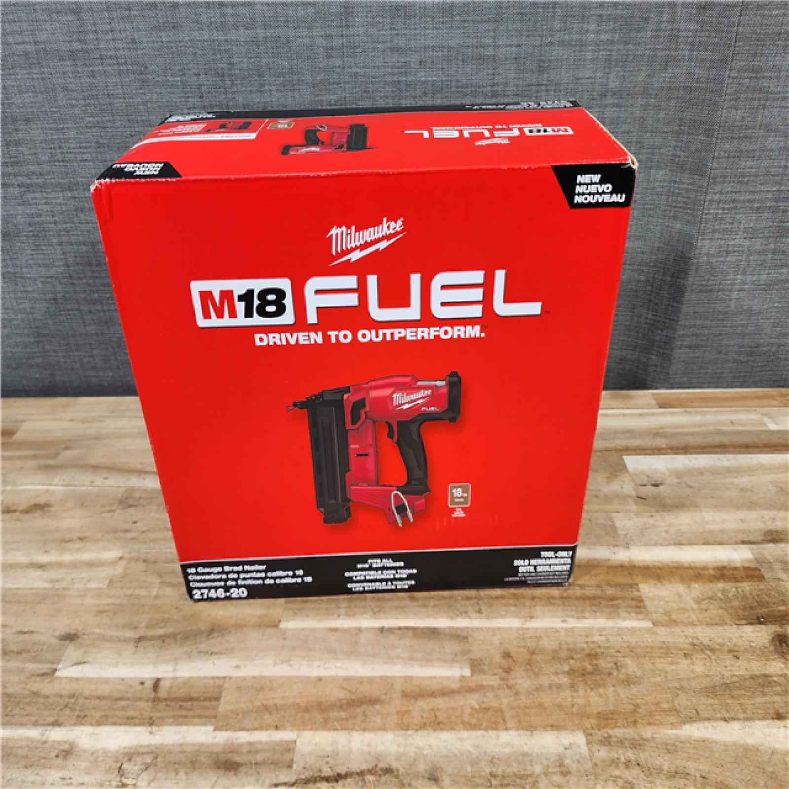 HOUSTON LOCATION - AS-IS (NEW) Milwaukee FUEL 18-Volt Lithium-Ion Brushless Cordless Gen II 18-Gauge Brad Nailer (Tool-Only)