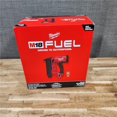 HOUSTON LOCATION - AS-IS (NEW) Milwaukee FUEL 18-Volt Lithium-Ion Brushless Cordless Gen II 18-Gauge Brad Nailer (Tool-Only)