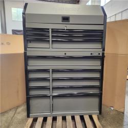 Phoenix Husky Tool Storage 52 in. W Heavy Duty Matte Gray Tool Chest Combo
