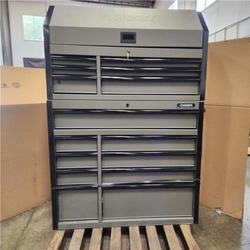 Phoenix Husky Tool Storage 52 in. W Heavy Duty Matte Gray Tool Chest Combo